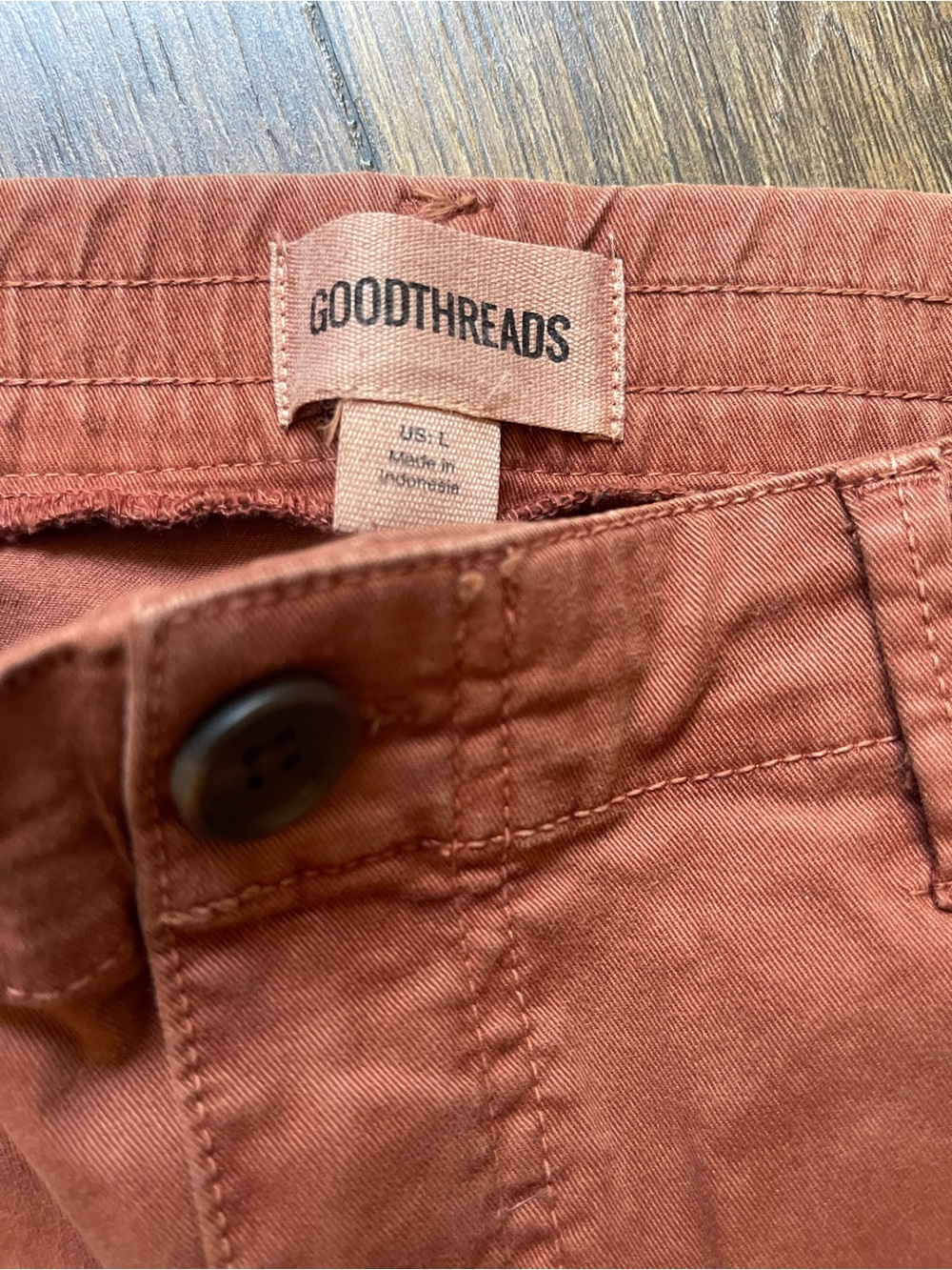 Goodthreads Rust Straight-Leg Pants - Picture 4 of 6